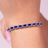 Aeris Sapphire Blue Tennis Bracelet