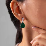 Emily Emerald Green Pendant Set