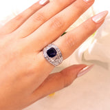 Zoraya Sapphire Blue Ring