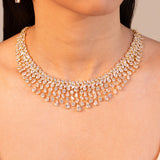 Novaire Crystal Diamante Necklace Set
