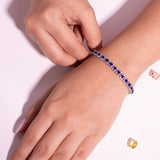 Viona Sapphire Blue Tennis Bracelet