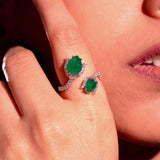 Amaya Emerald Green Ring