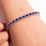 Viona Sapphire Blue Tennis Bracelet