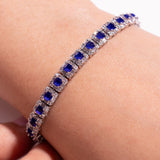 Viona Sapphire Blue Tennis Bracelet