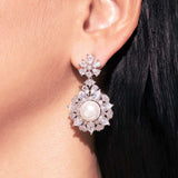 Cherley White Diamante Necklace Set