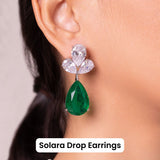 Andie Doublet Emerald Green Pendant Set