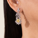 Lunette Sapphire Yellow Necklace Set
