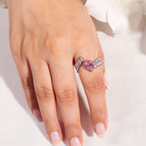 Aveline Sapphire Pink Ring