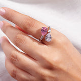 Solace Duo Pink Ring