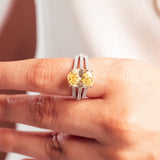 Eleonore Sapphire Yellow Ring