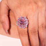 Zavira Sapphire Pink Ring