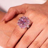 Zavira Sapphire Pink Ring