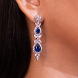 Kathy Sapphire Blue Necklace Set