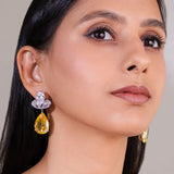 Solara Yellow Drop Earrings