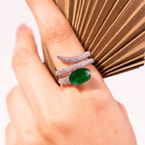 Noira Emerald Green Ring