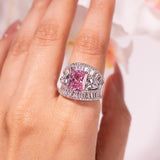 Zafira Sapphire Pink Ring