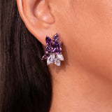 Marbella Purple Stud Earrings