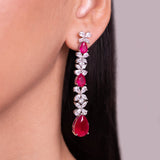 Susan Ruby Red Necklace Set