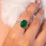 Eleonore Emerald Green Ring