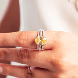 Eleonore Sapphire Yellow Ring