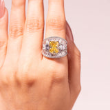 خاتم زافيرا الياقوتي الأصفر