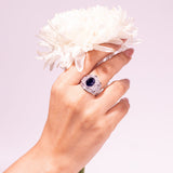 Zephira Sapphire Blue Ring