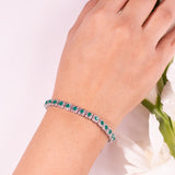 Viona Emerald Green Tennis Bracelet