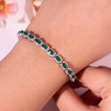 Aeris Emerald Green Tennis Bracelet