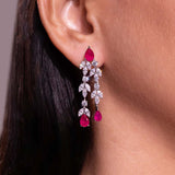 Carol Ruby Red Necklace Set
