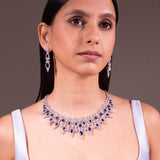 Kathy Sapphire Blue Necklace Set
