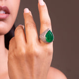 Valeria Emerald Green Ring