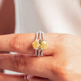 Eleonore Sapphire Yellow Ring