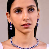 Aurelia Sapphire Blue Necklace Set