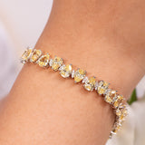 Edena Sapphire Yellow Tennis Bracelet