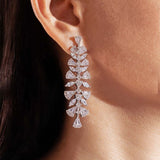 Evan White Diamante Necklace Set