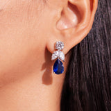 Belle Sapphire Blue Necklace Set