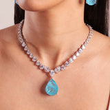 Andie Aquamarine Pendant Set