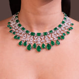 Nora Emerald Green Necklace Set