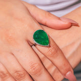 Bague Aurielle vert émeraude