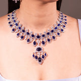 Bianca Sapphire Blue Necklace Set