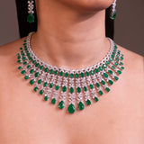 Susan Emerald Green Necklace Set