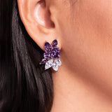 Marbella Purple Stud Earrings