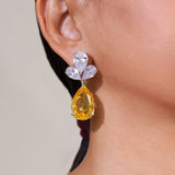 Solara Yellow Drop Earrings