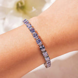 Camille Light Tanzanite Tennis Bracelet