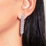 Nira White Diamante Necklace Set