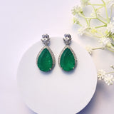 Elysian Emerald Doublet Earrings