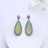 Mist Drop Silver Earrings