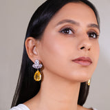 Solara Yellow Drop Earrings