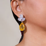 Solara Yellow Drop Earrings