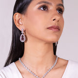 Oria Plum Pendant Set